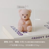 Cute Bear Paraffin Candle 1 Piece sku image 2