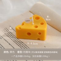Fashion Cheese Paraffin Candle 1 Piece sku image 2
