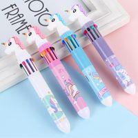 Creative Stationery Ten-color Cartoon Student  Retractable Ballpoint Pen main image 5