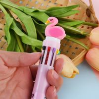 Creative Stationery Ten-color Cartoon Student  Retractable Ballpoint Pen main image 6