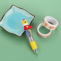 Christmas Mini Four-color Ballpoint Pen Cartoon  Pressing Pen Student Gift sku image 18