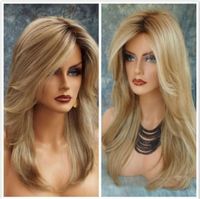 Women's Simple Style Casual High Temperature Wire Side Fringe Long Straight Hair Wigs main image 4