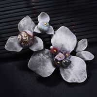 Retro Leaf Alloy Plating Women's Brooches main image 2