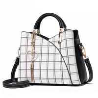 Women's Medium Summer Pu Leather Classic Style Handbag sku image 7