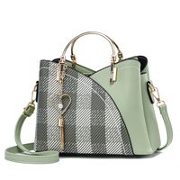 Women's Medium Summer Pu Leather Classic Style Handbag sku image 1