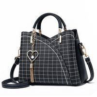 Women's Medium Summer Pu Leather Classic Style Handbag sku image 6
