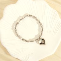 Simple Style Letter Heart Shape Copper Charm Plating 18k Gold Plated Bracelets sku image 1