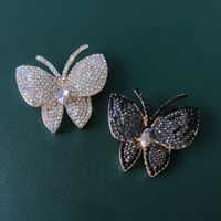 Classic Style Butterfly Alloy Rhinestone Women's Brooches main image 1
