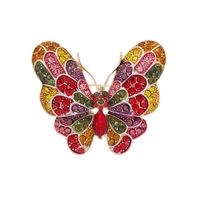 Retro Butterfly Alloy Rhinestone Women's Brooches main image 3