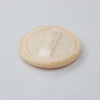 Simple Style Round Solid Color Cotton Makeup Puff main image 5