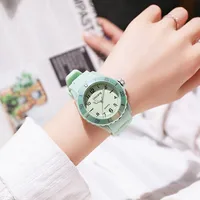 Korean Style Round Buckle Quartz Kids Watches sku image 4