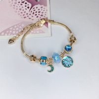 Cute Simple Style Dolphin Heart Shape Flower Stainless Steel Alloy Resin Rhinestones Bangle In Bulk sku image 27