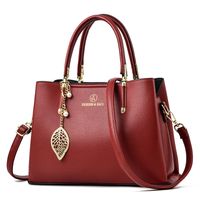 Women's Large All Seasons Pu Leather Classic Style Tote Bag main image 5