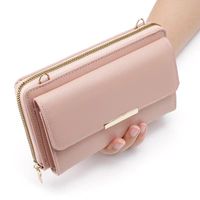Women's Pu Leather Solid Color Elegant Basic Square Zipper Shoulder Bag Crossbody Bag Coin Purse main image 3