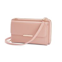 Women's Pu Leather Solid Color Elegant Basic Square Zipper Shoulder Bag Crossbody Bag Coin Purse main image 4