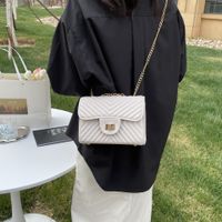 Petit Sac À Bandoulière Streetwear En Cuir Pu Toutes Saisons Pour Femmes main image 5