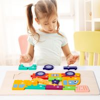 Puzzles Baby(0-2years) Car Wood Toys main image 5