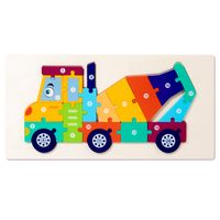 Puzzles Baby(0-2years) Car Wood Toys sku image 5