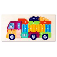 Puzzles Baby(0-2years) Car Wood Toys sku image 3