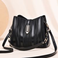 Petit Sac De Seau De Style Classique En Cuir Pu Toutes Saisons Pour Femmes main image 6