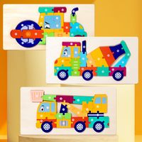 Puzzles Baby(0-2years) Car Wood Toys main image 3