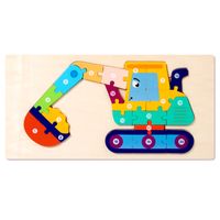 Puzzles Baby(0-2years) Car Wood Toys sku image 2