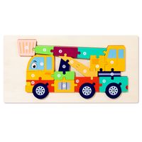 Puzzles Baby(0-2years) Car Wood Toys sku image 4