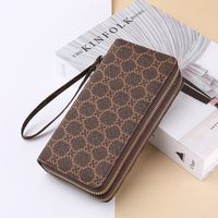 Women's Printing Pu Leather Zipper Wallets sku image 2