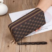 Women's Printing Pu Leather Zipper Wallets main image 4