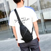 Men's Basic Classic Style Solid Color Polyester Waist Bags main image 5