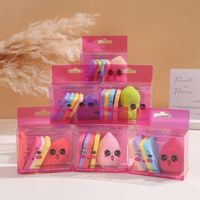 Cute Solid Color Hydrophilic Polyurethane Makeup Sponge 1 Set main image 6