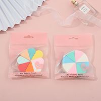Casual Vacation British Style Colorful Hydrophilic Polyurethane Makeup Puff 1 Piece main image 6