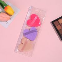 Vacation Sweet Solid Color Pure Cotton Makeup Puff 1 Set sku image 1