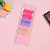Vacation Sweet Solid Color Pure Cotton Makeup Puff 1 Set sku image 2