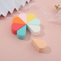 Casual Vacation British Style Colorful Hydrophilic Polyurethane Makeup Puff 1 Piece main image 3