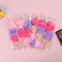Vacation Sweet Solid Color Pure Cotton Makeup Puff 1 Set main image 1