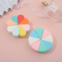 Casual Vacation British Style Colorful Hydrophilic Polyurethane Makeup Puff 1 Piece main image 2