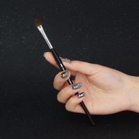 Simple Style Artificial Fiber Wooden Handle Makeup Brushes 1 Piece sku image 5