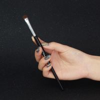 Simple Style Artificial Fiber Wooden Handle Makeup Brushes 1 Piece sku image 1