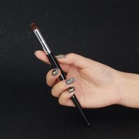Simple Style Artificial Fiber Wooden Handle Makeup Brushes 1 Piece sku image 6