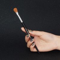 Simple Style Artificial Fiber Wooden Handle Makeup Brushes 1 Piece sku image 7