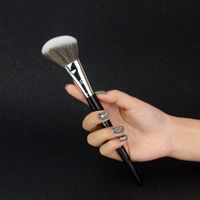 Simple Style Artificial Fiber Wooden Handle Makeup Brushes 1 Piece sku image 13
