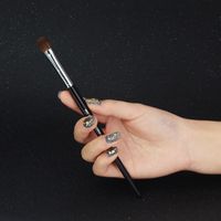 Simple Style Artificial Fiber Wooden Handle Makeup Brushes 1 Piece sku image 4