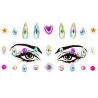 Water Droplets Acrylic Diamond Eyelash Glue Tattoos & Body Art 1 Piece sku image 16