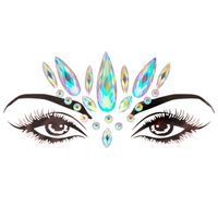 Water Droplets Acrylic Diamond Eyelash Glue Tattoos & Body Art 1 Piece sku image 9