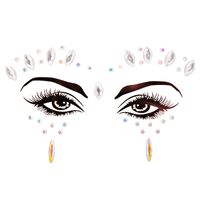 Water Droplets Acrylic Diamond Eyelash Glue Tattoos & Body Art 1 Piece sku image 29