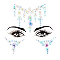 Water Droplets Acrylic Diamond Eyelash Glue Tattoos & Body Art 1 Piece sku image 46