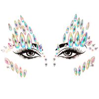 Water Droplets Acrylic Diamond Eyelash Glue Tattoos & Body Art 1 Piece sku image 42