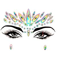 Water Droplets Acrylic Diamond Eyelash Glue Tattoos & Body Art 1 Piece sku image 19