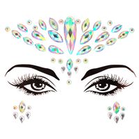 Water Droplets Acrylic Diamond Eyelash Glue Tattoos & Body Art 1 Piece sku image 30